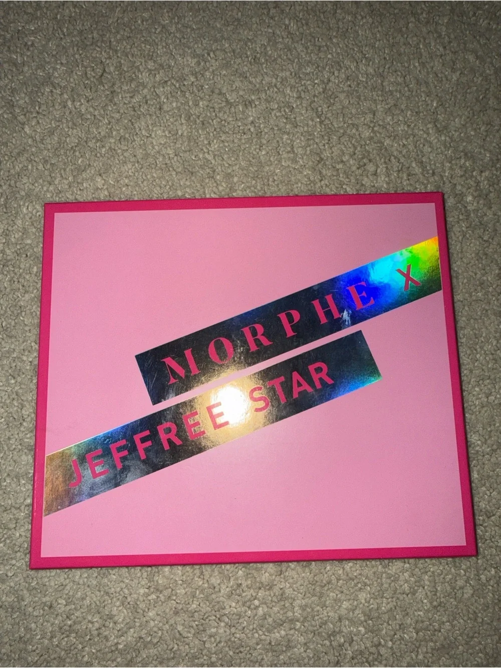 Jeffree Star x Morphe Pink Holographic Eyeshadow Palette